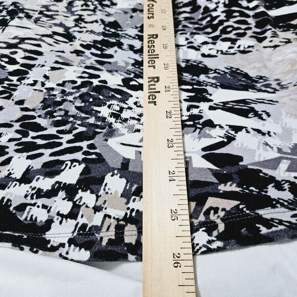 Gloria Vanderbilt Womens Blouse Multicolor Size XL Stretch Short Sleeve Pullover - Picture 4 of 12